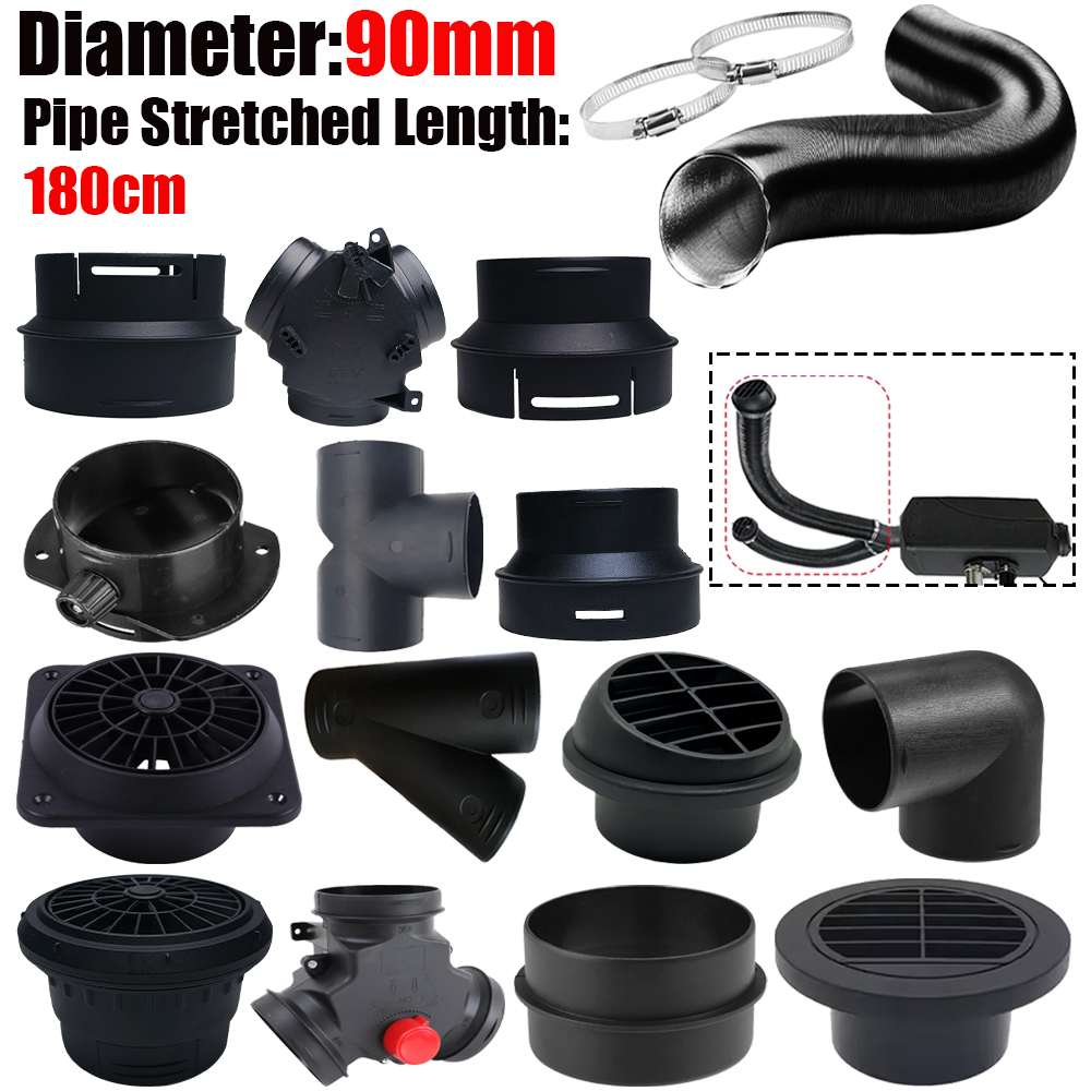 Diesel Heater Ducting Kit - 1.8M 길이 90mm 직경 에어 디젤