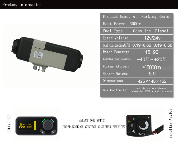 JP 웹스토 에어 주차 히터 휘발유/디젤 에어 히터 5 - Air Diesel Heater 5Kw Bluetooth 리뷰 및 가격