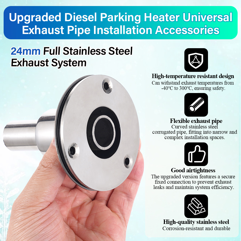 24mm 디젤 히터 배기 파이프 키트, 배기 튜브 연결 - Diesel Heater Ducting Kit 리뷰 및 가격