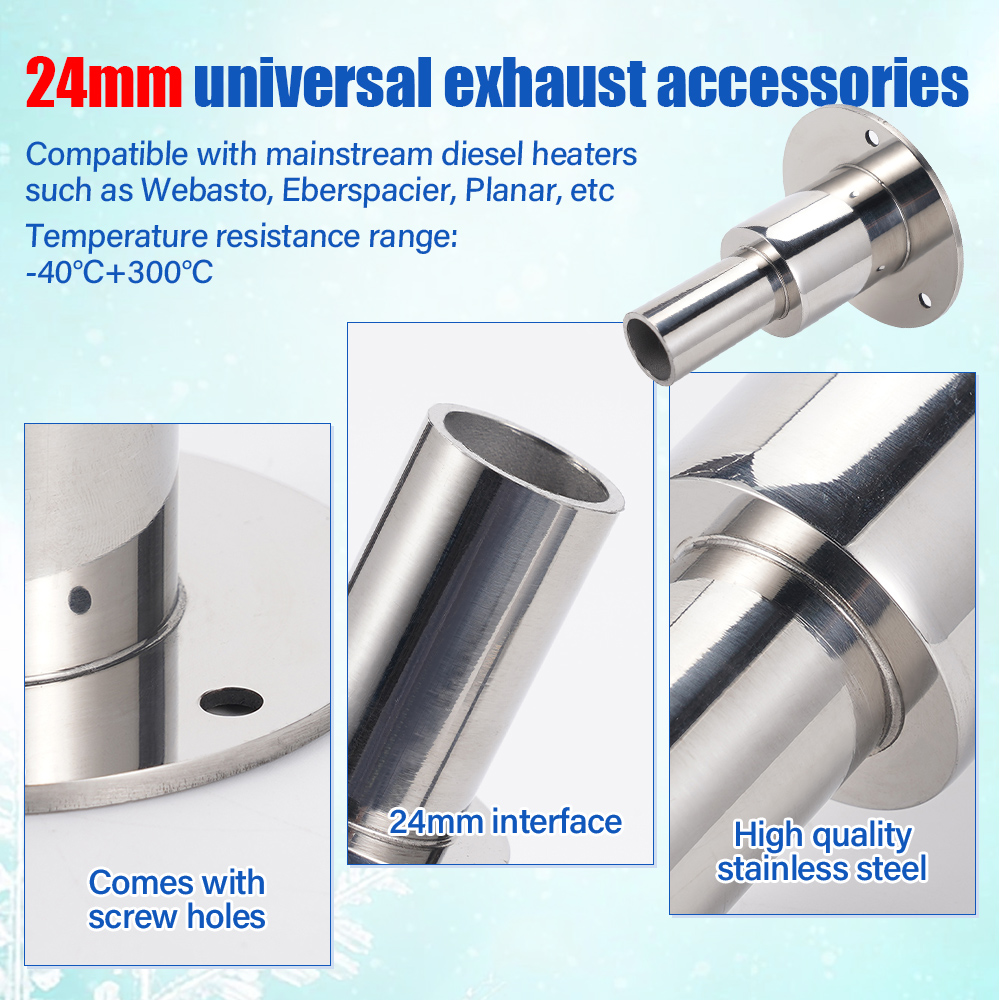 24mm 디젤 히터 배기 파이프 키트, 배기 튜브 연결 - Diesel Heater Ducting Kit 리뷰 및 가격
