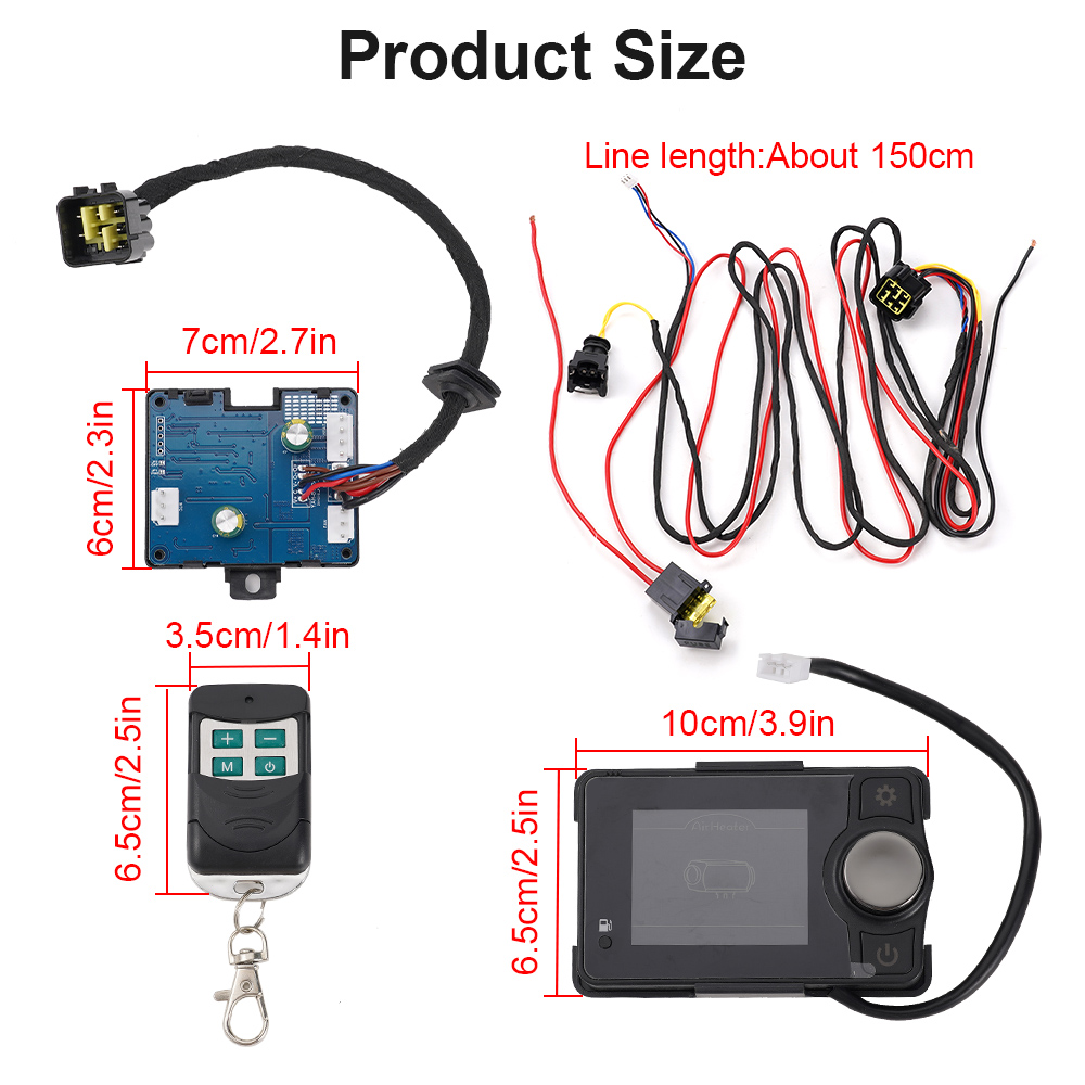 자동차 트럭 밴 보트용 에어 디젤 주차 히터, LCD  - Air Diesel Heater 5Kw Bluetooth 리뷰 및 가격
