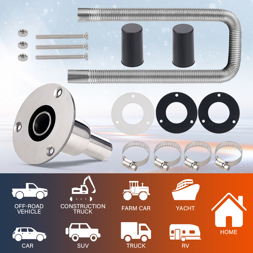 24mm 304 스테인리스 스틸 디젤 주차용 히터 배기 - Diesel Heater 2Kw 리뷰 및 가격
