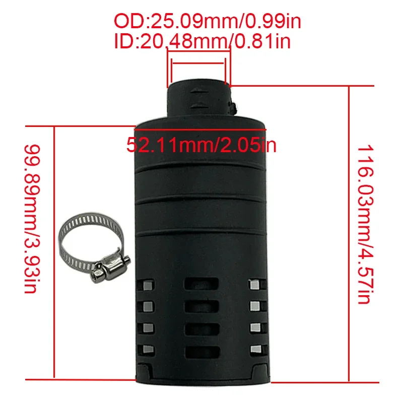 자동차 자동 에어 디젤 주차 히터, 공기 흡입 필터 소 - Diesel Heater Silencer Muffler 리뷰 및 가격
