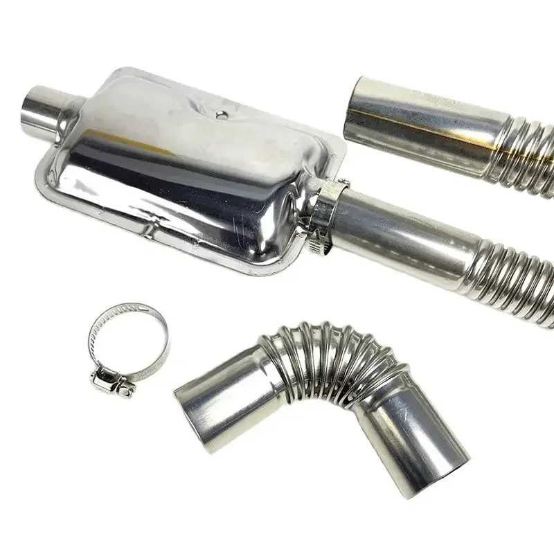 60cm-300cm 에어 디젤 주차 히터 스테인리스 스 - Diesel Heater Silencer Muffler 리뷰 및 가격