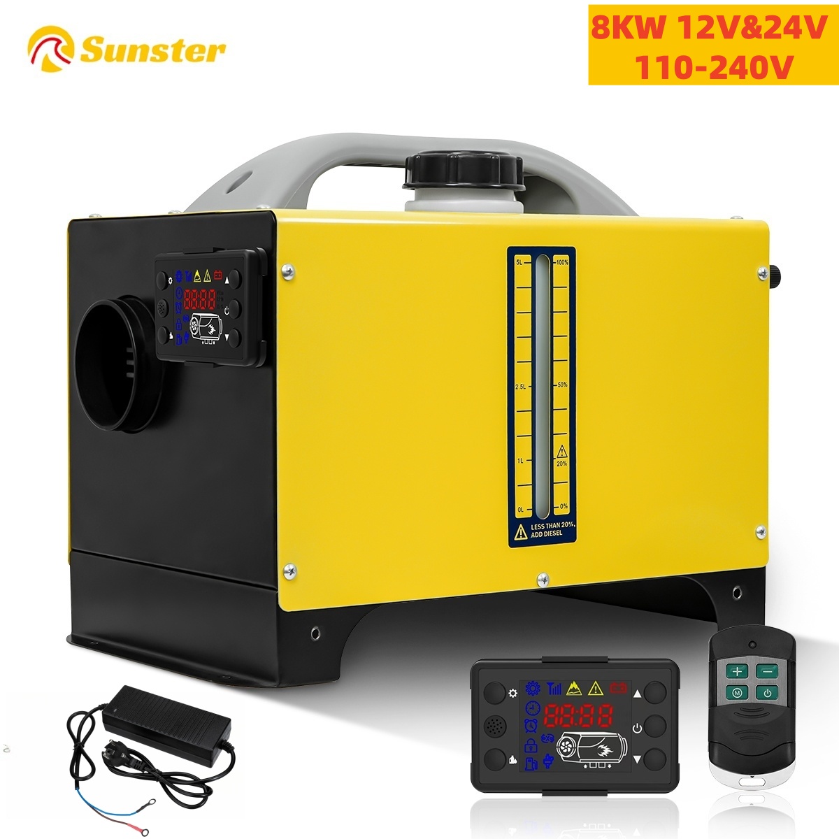 8KW 12V 24V 110-240V 휴대용 디젤 에어 - Diesel Air Heater Lcd Controller 리뷰 및 가격
