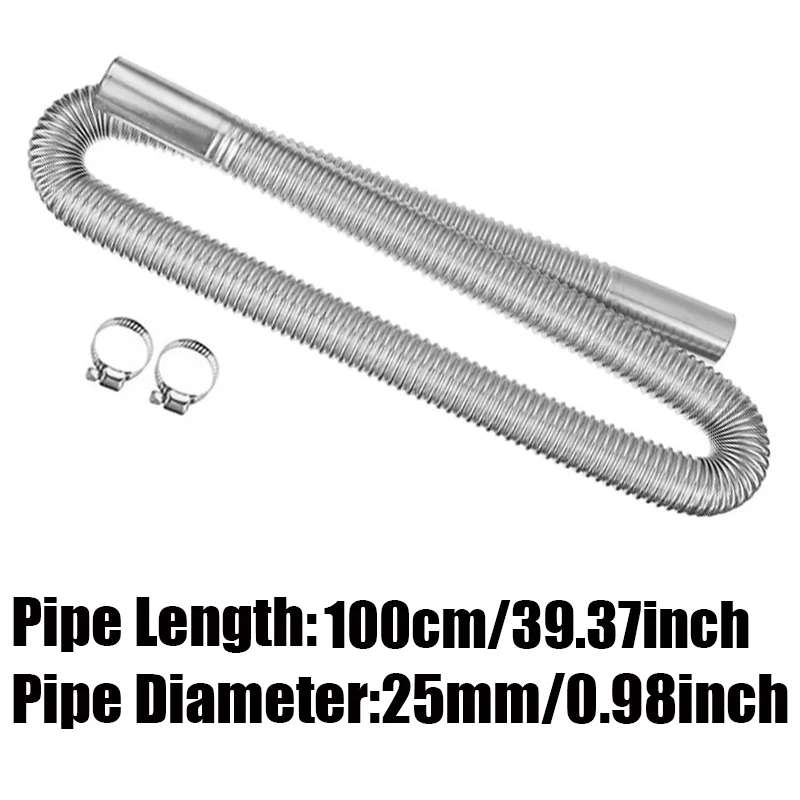 100cm 에어 디젤 주차 히터 배기 파이프 튜브 호스 - Diesel Heater Silencer Muffler 리뷰 및 가격