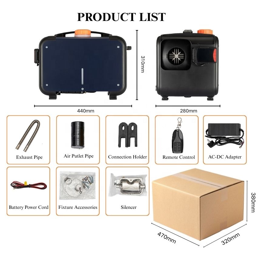 핫세일 12V/24V 110-240V 올인원 주차용 디 - Diesel Heater 8Kw Rv Camper 리뷰 및 가격