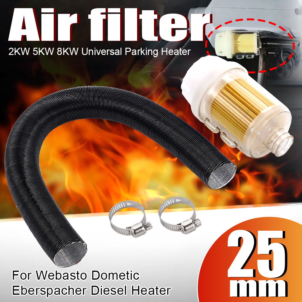 25mm 디젤 히터용 공기 흡입 필터 키트, 60cm  - Diesel Heater 8Kw Rv Camper 리뷰 및 가격