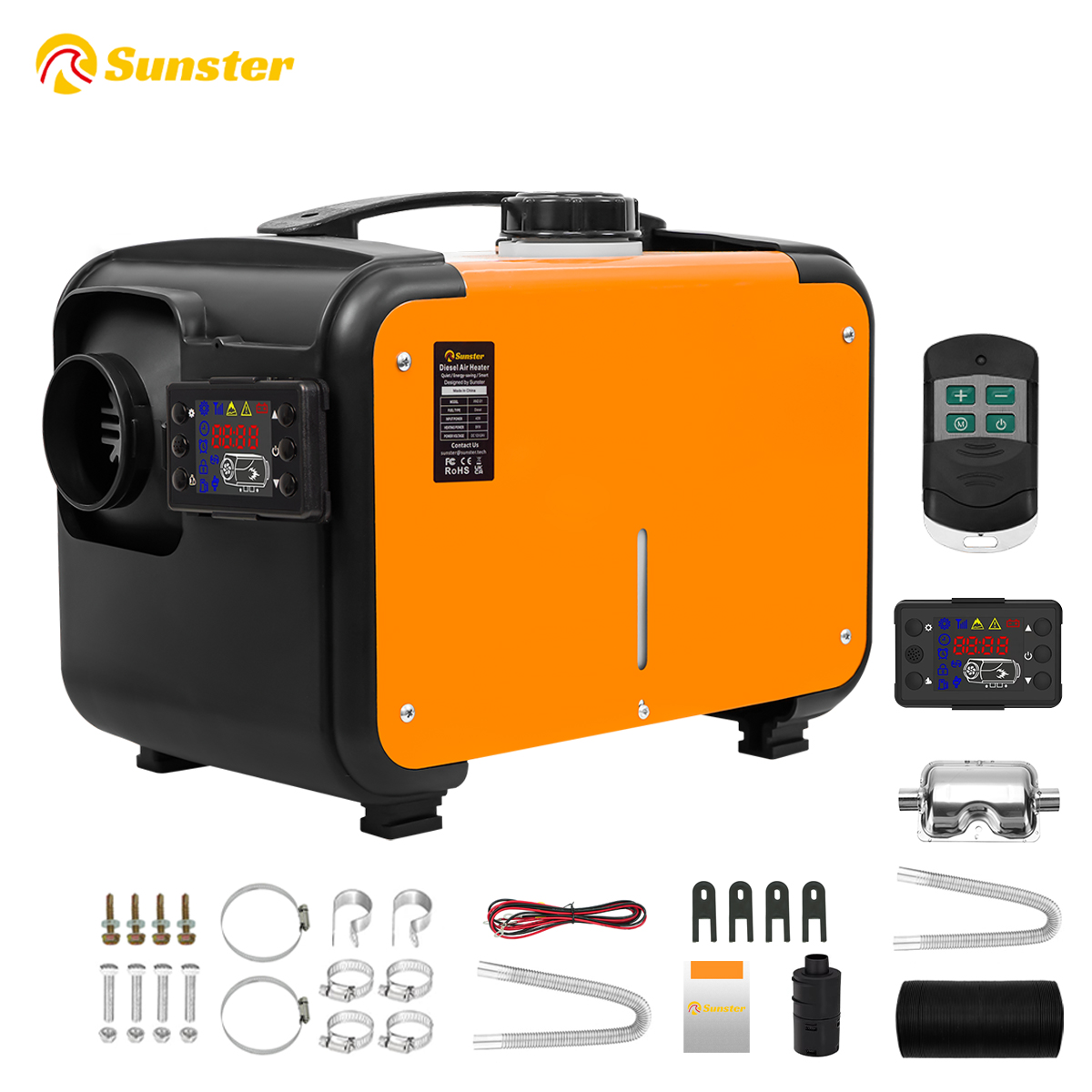 12V/24V 차량용 8kW 디젤 에어 히터, 소음 감 - Diesel Parking Heater 8Kw 24V 리뷰 및 가격