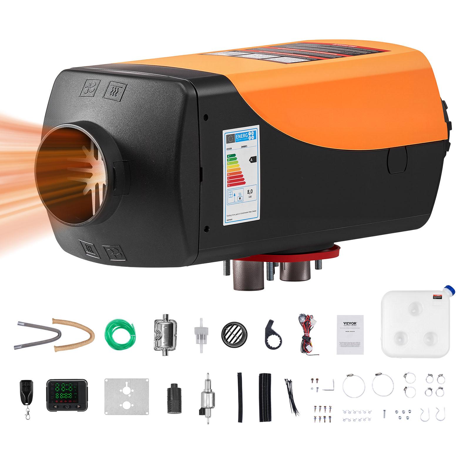 SucceBuy 8KW 디젤 공기 히터 12V 디젤 히 - Diesel Heater Fuel Tank 10L 리뷰 및 가격