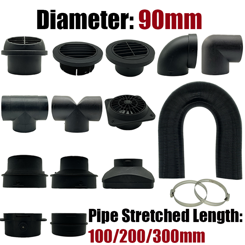 자동차 에어 디젤 히터, 90mm 직경, 1m, 2m  - Diesel Heater Ducting Kit 리뷰 및 가격